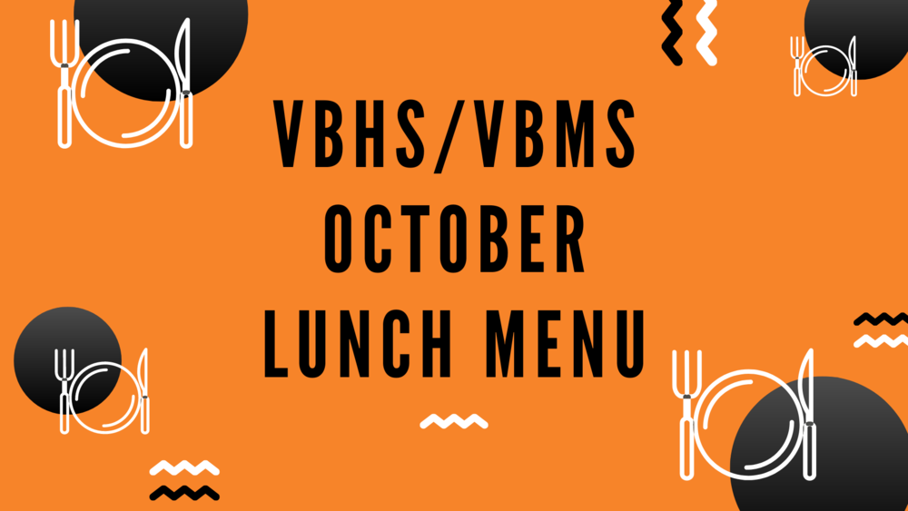 HS & MS Oct Lunch Menu