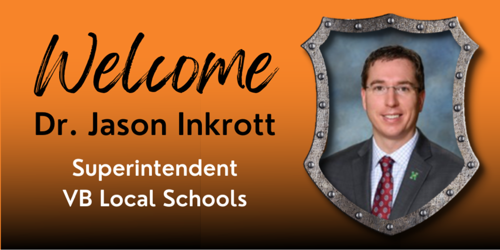 Welcome Dr. Jason Inkrott, Superintendent