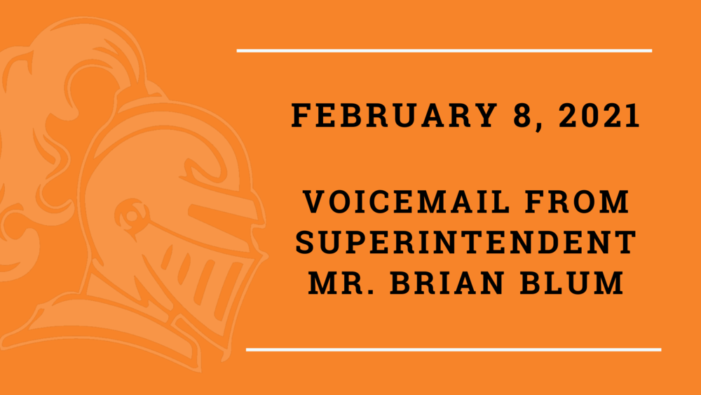 Feb. 8 Voicemail From Mr. Blum