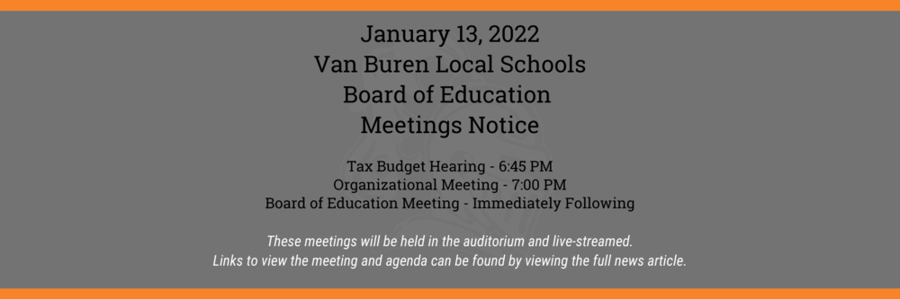 January 2022 Board of Education Meeting