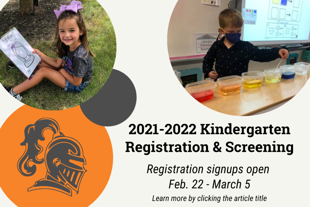 2021-2022 Kindergarten Registration & Screening Information