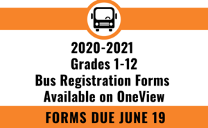 2020-2021 Bus Transportation Registration