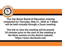 May 21, 2020 Board of Education Notification
