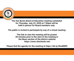 July 23, 2020 Board of Education Meeting