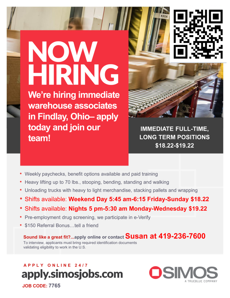 Simos Employment Opportunity