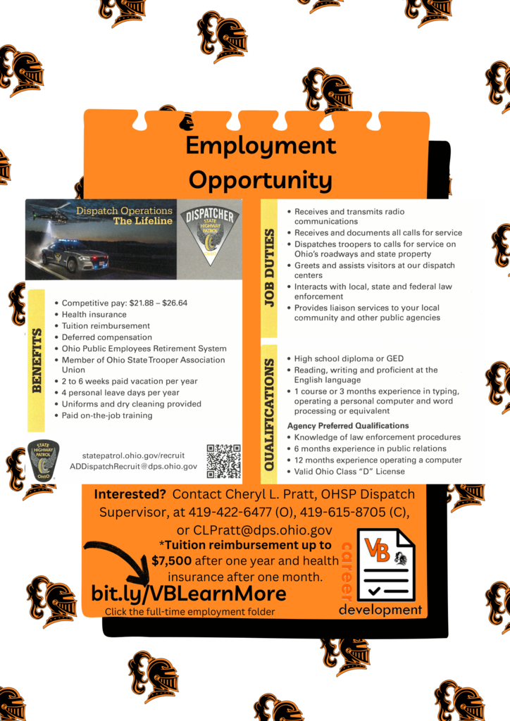 OSHP Dispatcher opportunity